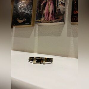 Anne Klein Faux Tortoise‎ Shell Buckle Cuff/Bracelet